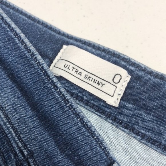 DISTRESS GAP 1969 ULTRA SKINNY JEANS 0/25x30 😎 - Picture 4 of 13